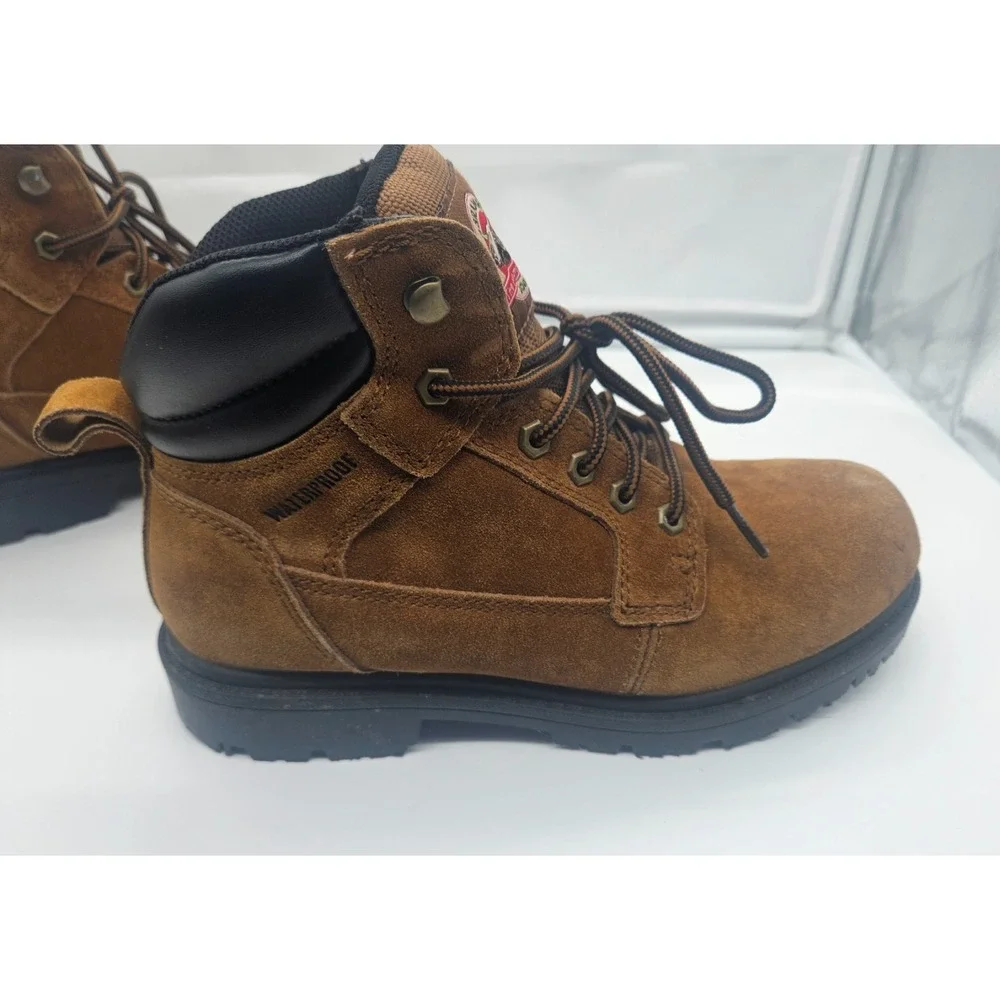 Brahma Brown Leather‎ Ankle Work Boots The Name to Trust Menswear